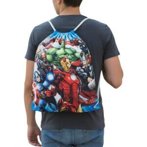 Marvel Avengers Youth/Adult 18x13in Cinch Gym Bag Sack Pack Drawstring Backpack